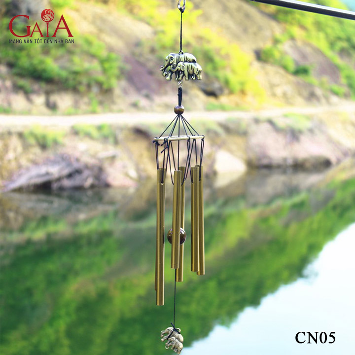  Chuông gió hình voi 6 thanh